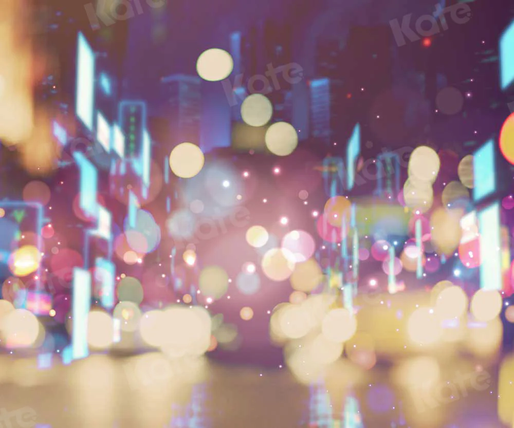 Kate City Street Bokeh Backdrop for Photography - Image 3