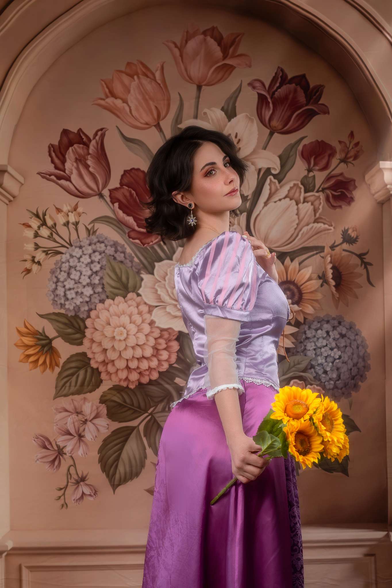 Kate Classical Flower Arch Mural Wall Backdrop Designed by Emetselch - Image 3