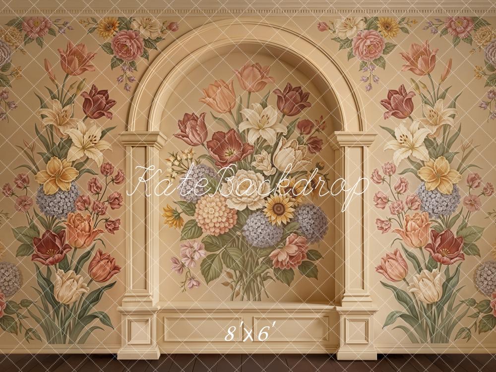 Kate Classical Flower Arch Mural Wall Backdrop Designed by Emetselch - Image 7