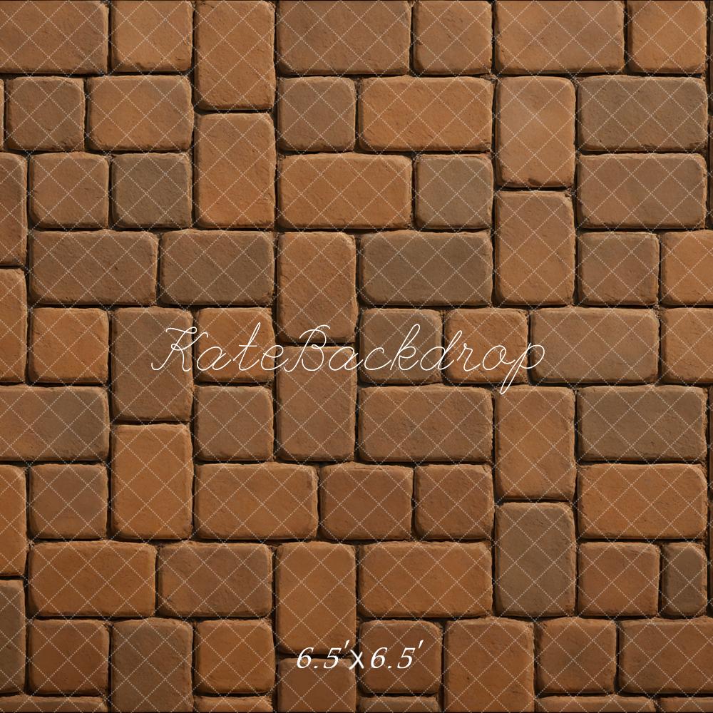 Kate Cobblestone Brick Pattern Floor Backdrop Designed by Mini MakeBelieve - Image 2