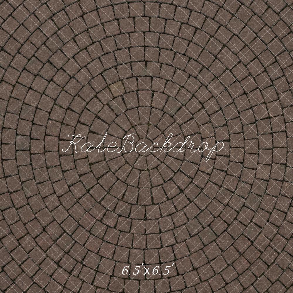 Kate Cobblestone Circular Pattern Floor Backdrop Designed by Mini MakeBelieve - Image 2