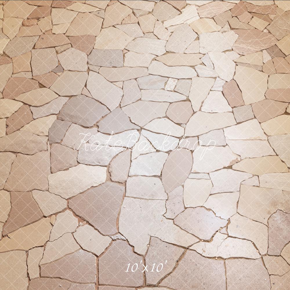 Kate Cobblestone Floor Beige Backdrop Designed by Emetselch - Image 7