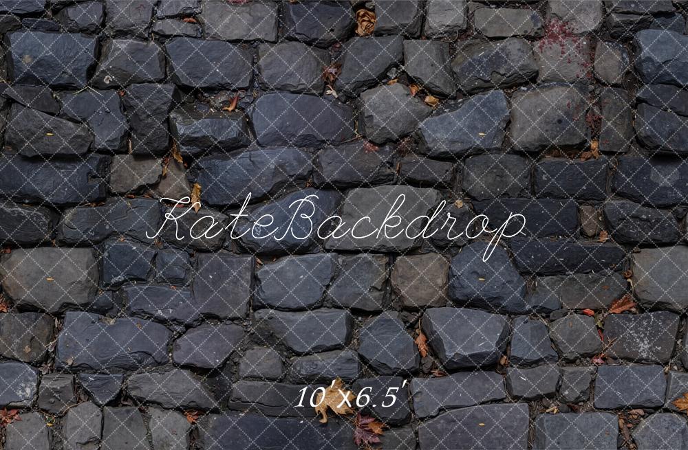 Kate Cobblestone Texture Floor Fleece Backdrop Designed by Emetselch - Image 2