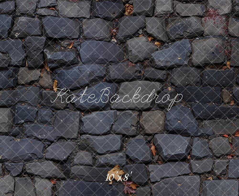 Kate Cobblestone Texture Floor Fleece Backdrop Designed by Emetselch - Image 3