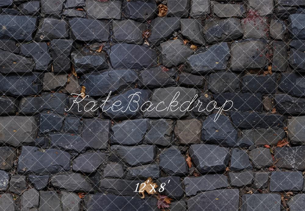Kate Cobblestone Texture Floor Fleece Backdrop Designed by Emetselch - Image 4