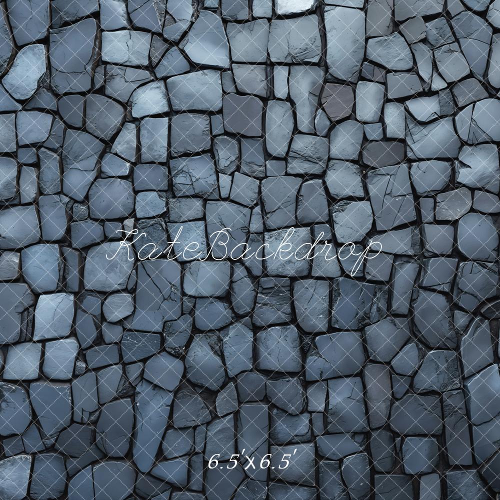 Kate Cobblestone Gray Floor Backdrop Designed by Emetselch - Image 2
