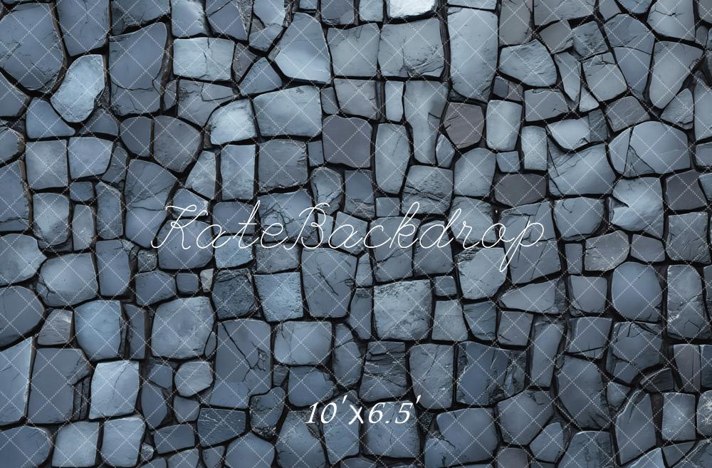 Kate Cobblestone Gray Floor Backdrop Designed by Emetselch - Image 4