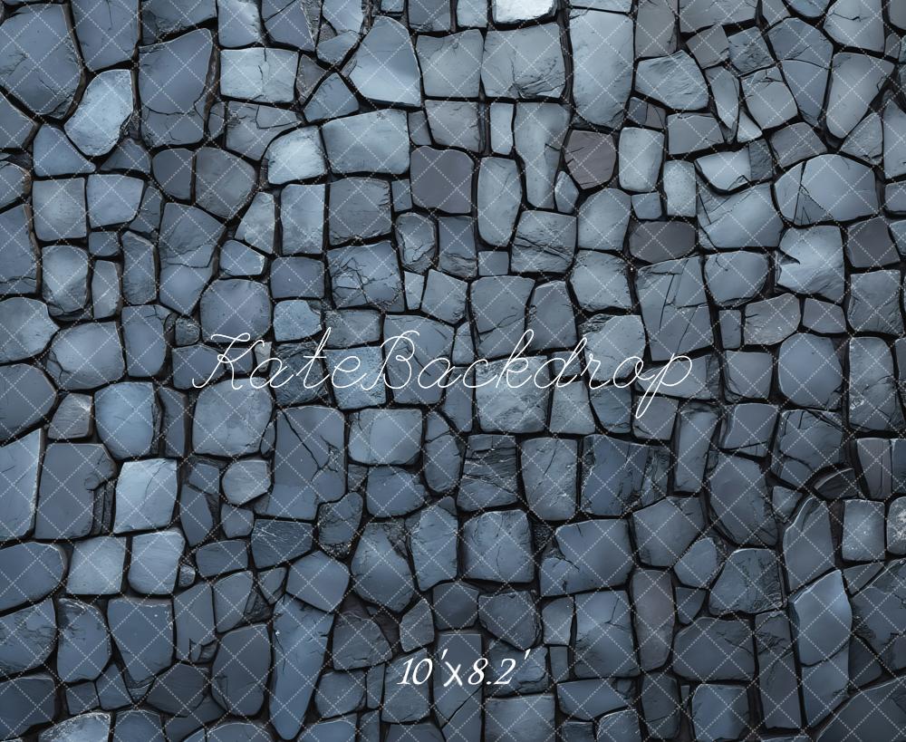 Kate Cobblestone Gray Floor Backdrop Designed by Emetselch - Image 5