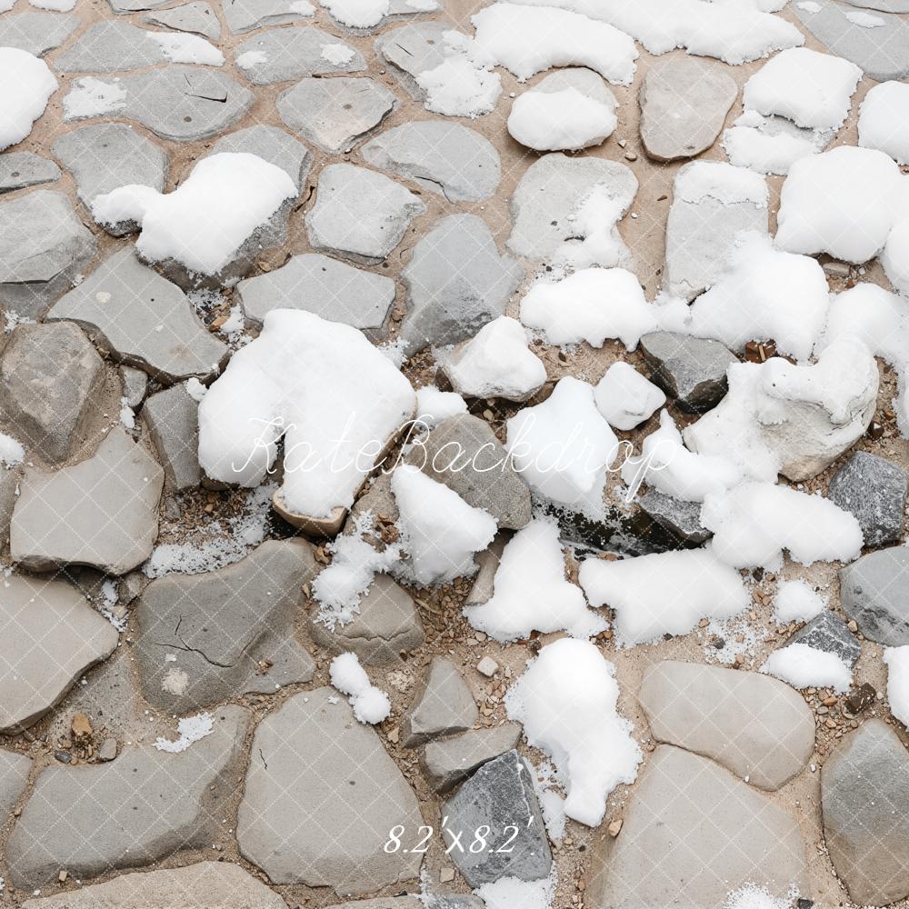 Kate Cobblestone Snow Ground Floor Backdrop Designed by Kate Image - Image 5