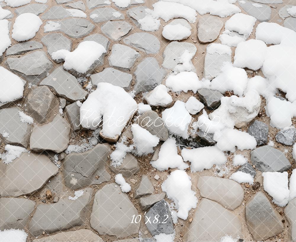 Kate Cobblestone Snow Ground Floor Backdrop Designed by Kate Image - Image 6