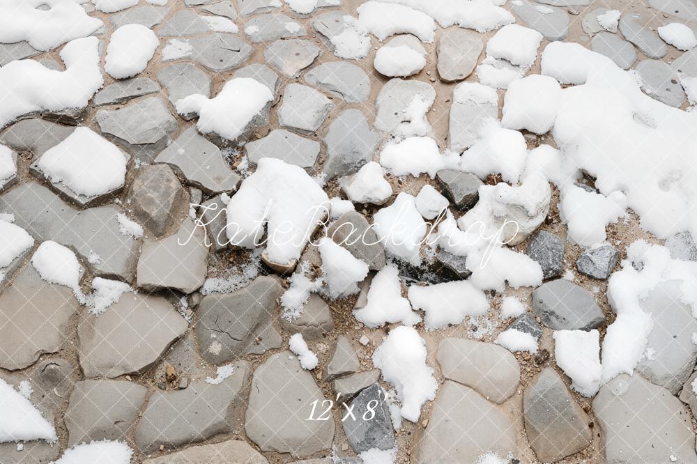 Kate Cobblestone Snow Ground Floor Backdrop Designed by Kate Image - Image 9