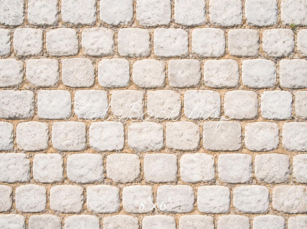 Kate Cobblestone Texture Light Grey Floor Backdrop Designed by Vertigo Productions - Image 3