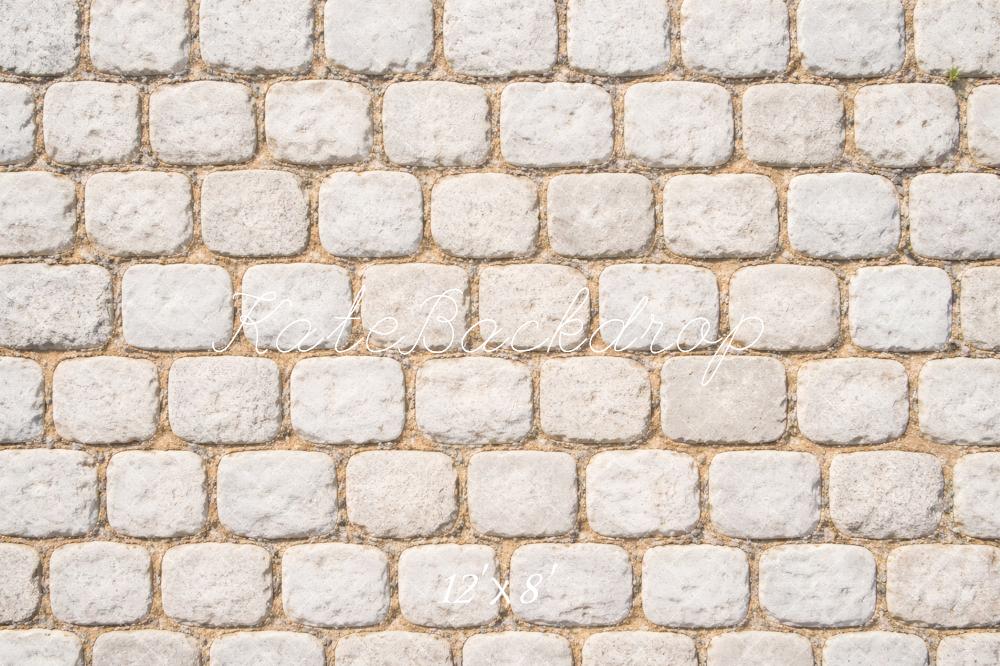 Kate Cobblestone Texture Light Grey Floor Backdrop Designed by Vertigo Productions - Image 8