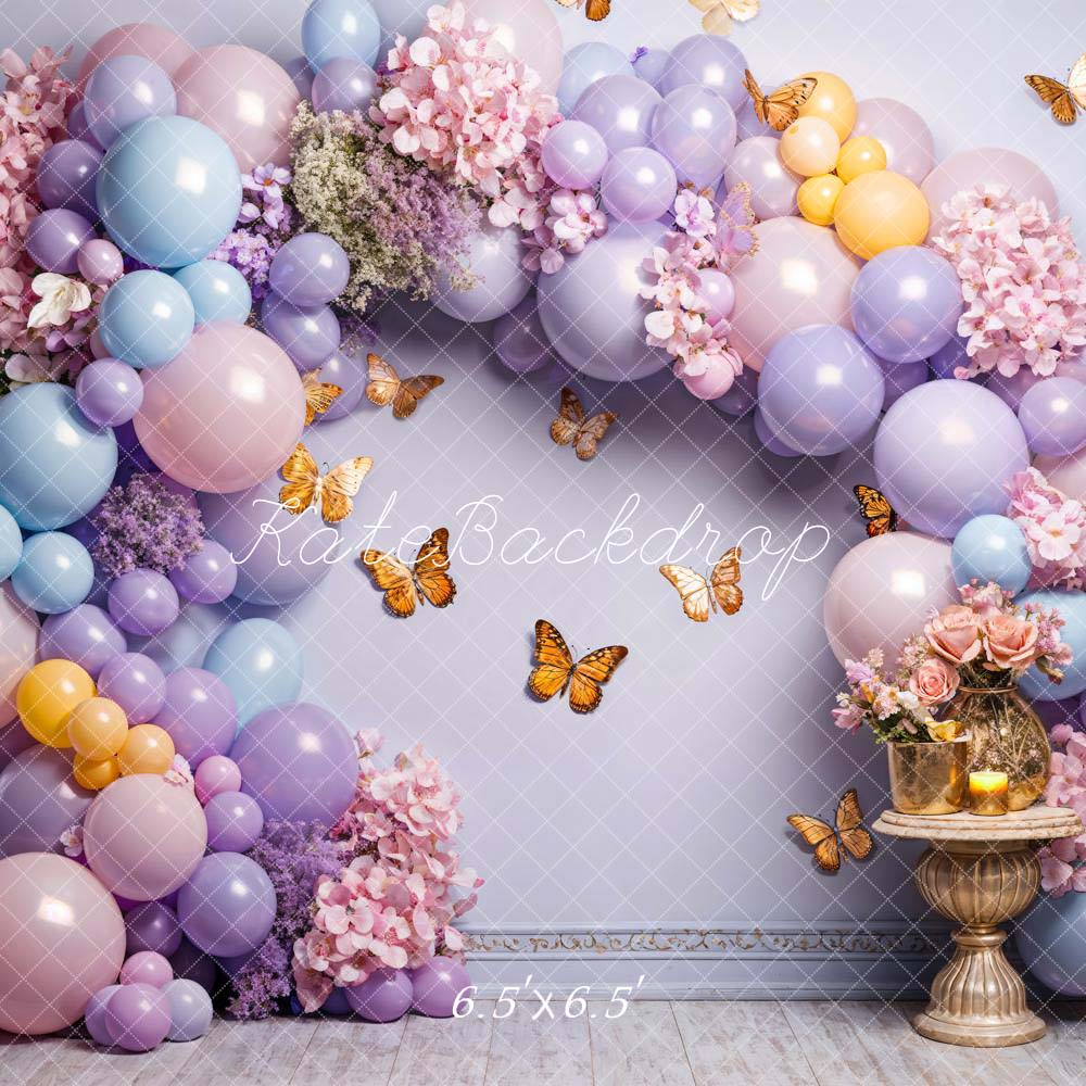 Kate Colorful Balloon Butterfly Wall Backdrop Designed by Chain Photography - Image 2