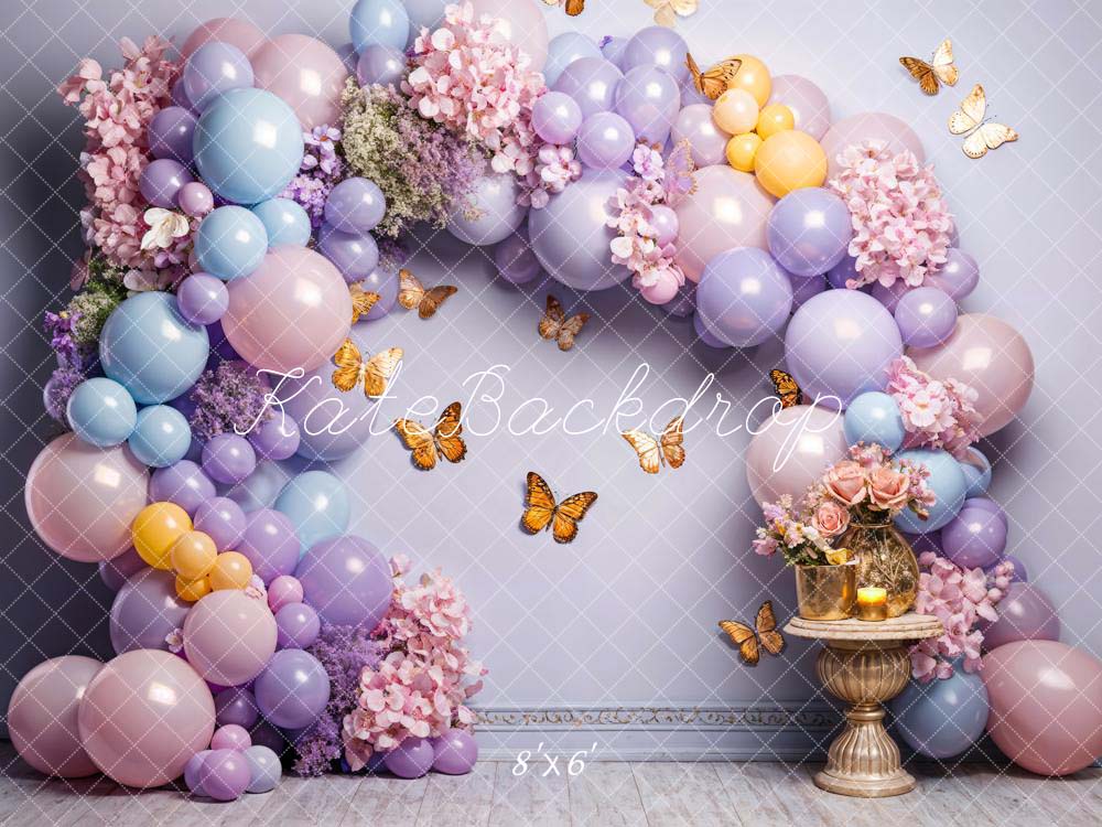 Kate Colorful Balloon Butterfly Wall Backdrop Designed by Chain Photography - Image 3