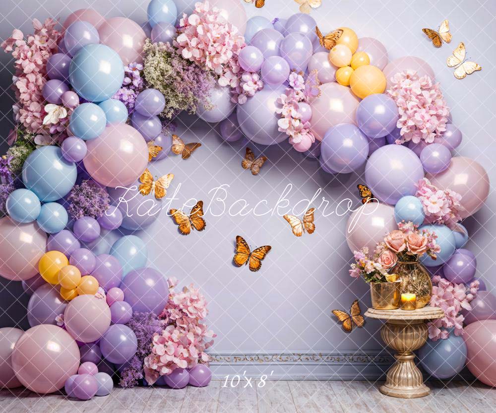 Kate Colorful Balloon Butterfly Wall Backdrop Designed by Chain Photography - Image 4