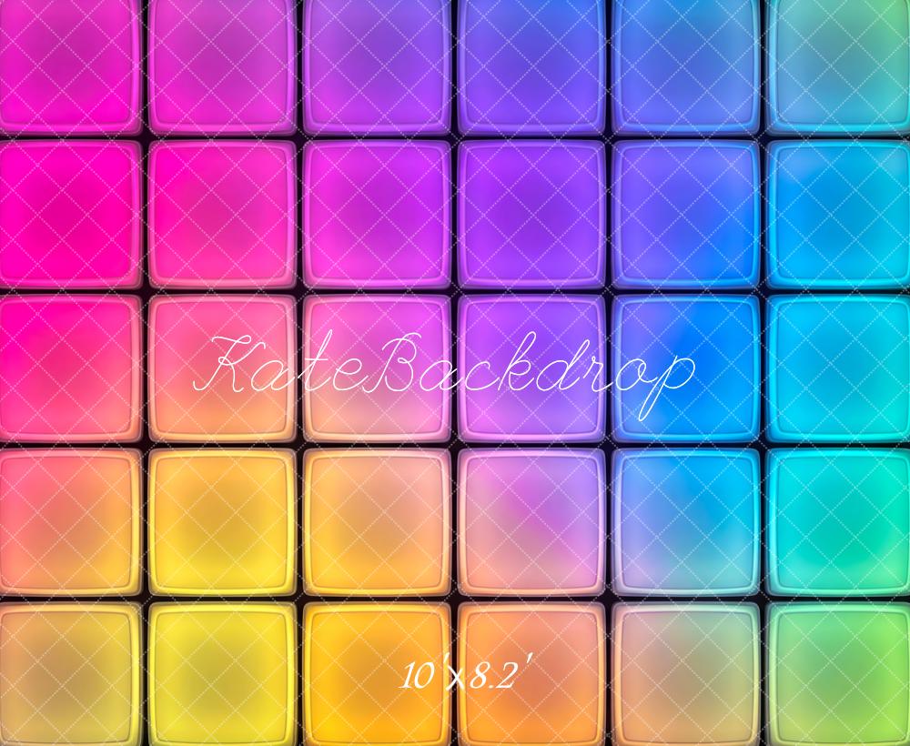 Kate Colourful Gradient Squares Backdrop Designed by Patty Robert - Image 6