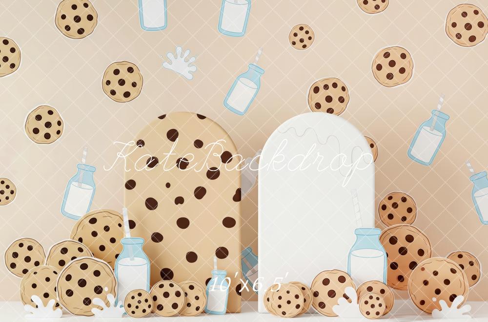 Kate Cookies Milk Splash Cartoon Backdrop Designed by Patty Robert - Image 4