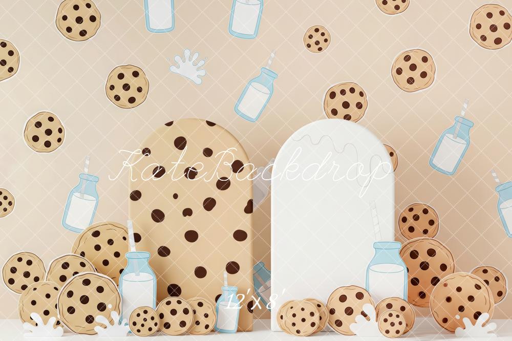 Kate Cookies Milk Splash Cartoon Backdrop Designed by Patty Robert - Image 8