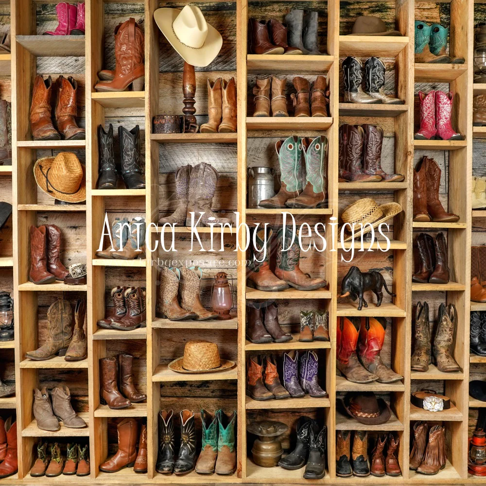 Kate Cowboy Boots Backdrop designed by Arica Kirby - Image 2