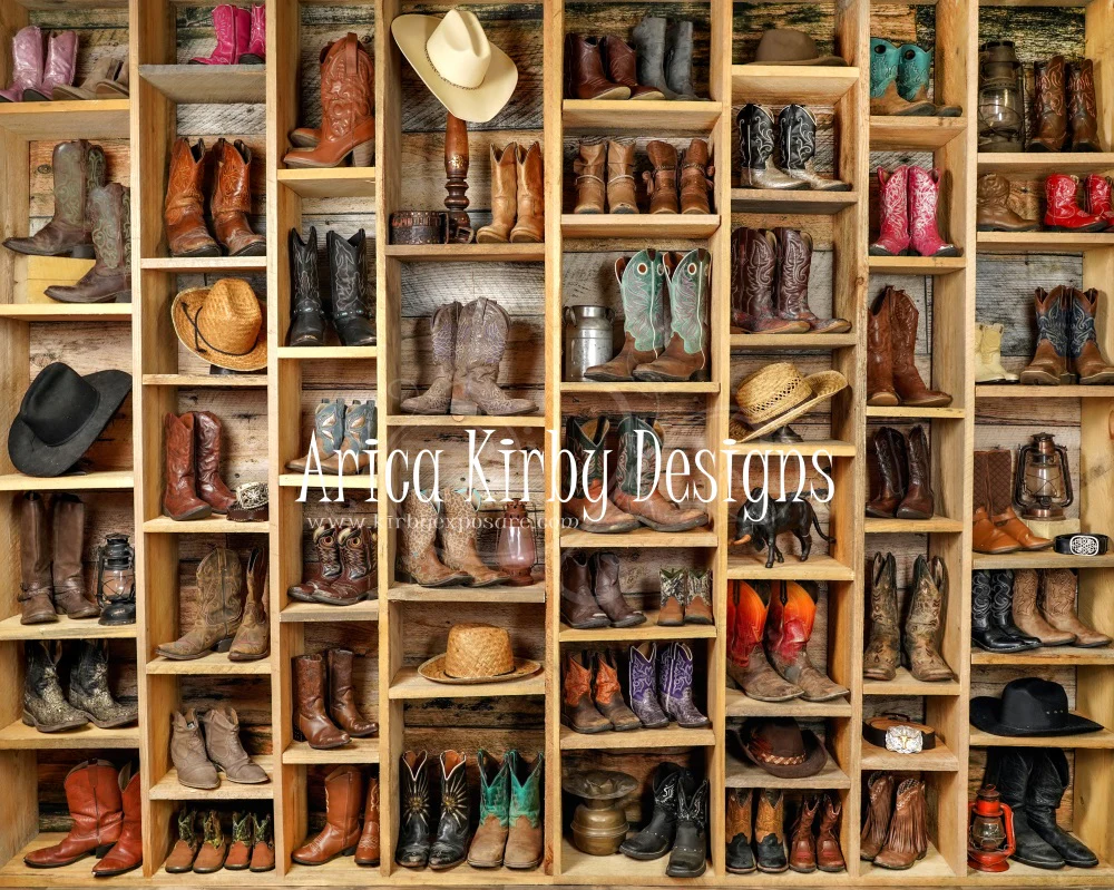 Kate Cowboy Boots Backdrop designed by Arica Kirby - Image 3