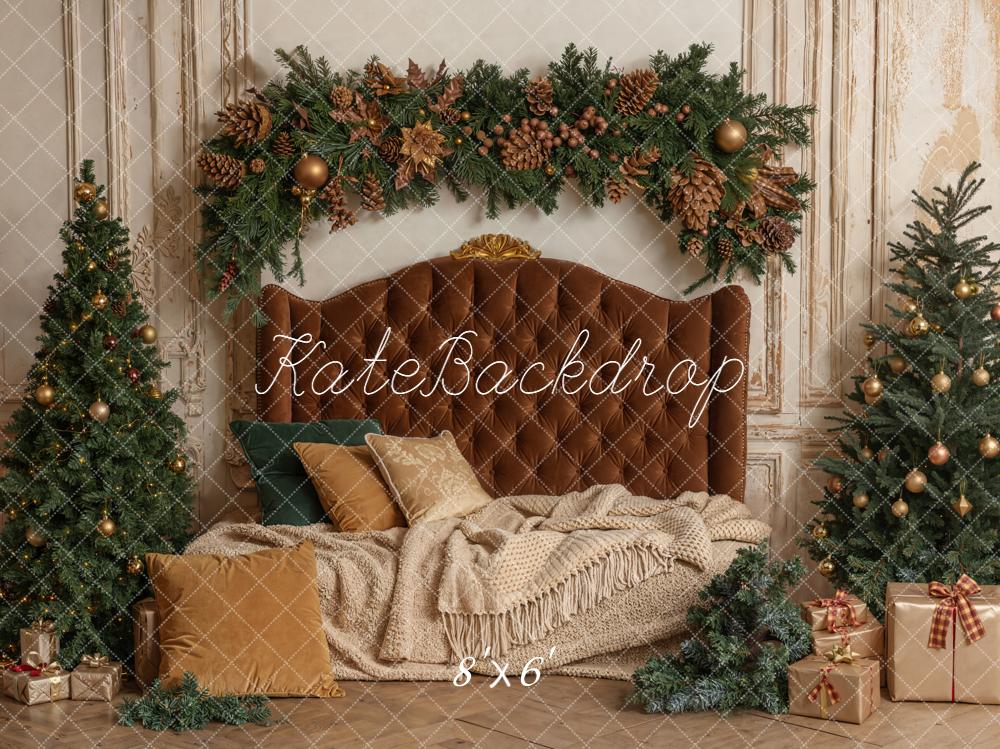 Kate Cozy Christmas Headboard Wall Backdrop Designed by Emetselch - Image 4