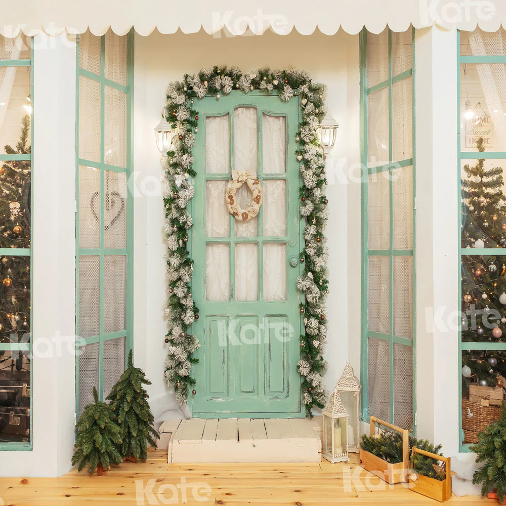 Kate Cozy Christmas Window Backdrop Designed by Chain Photography - Image 2