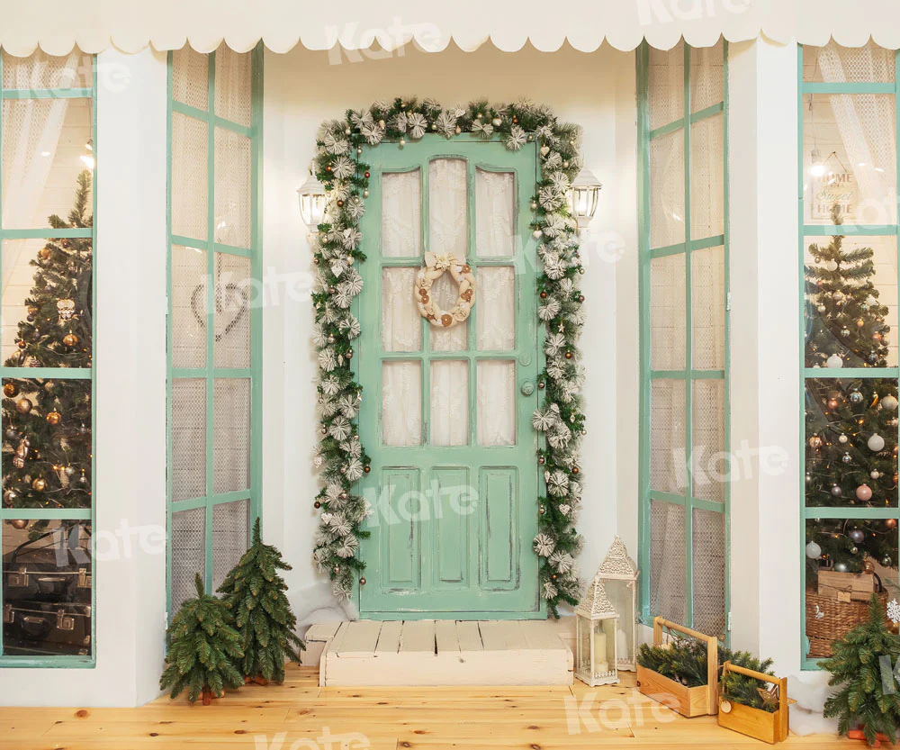 Kate Cozy Christmas Window Backdrop Designed by Chain Photography - Image 3