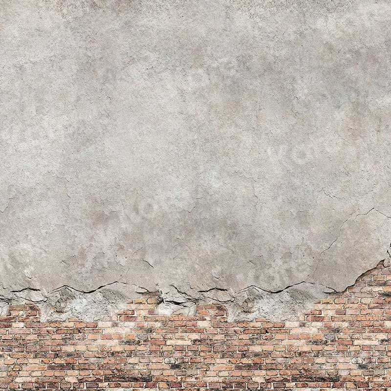 Kate Cracked Cement Wall Brick Backdrop for Photography - Image 2