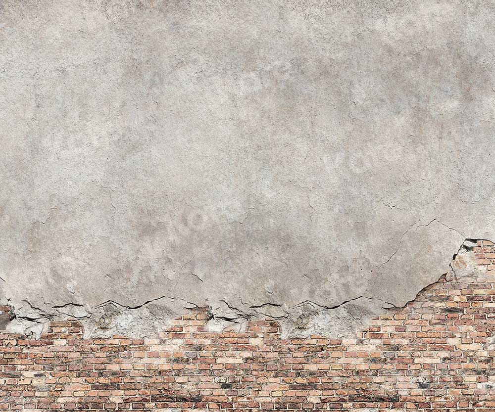 Kate Cracked Cement Wall Brick Backdrop for Photography - Image 3