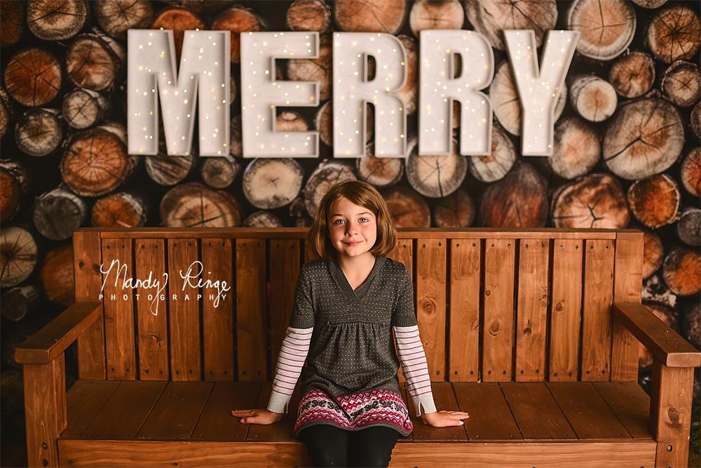 Kate Cut Log Wall Backdrop Designed by Mandy Ringe Photography - Image 8