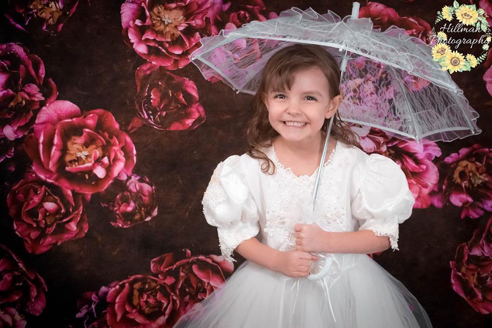 Kate Red retro Flowers Valentine's Day Backdrop for Photography designed by Jerry_Sina - Image 5