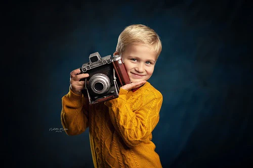 Kate Dark Blue Abstract Backdrop for Photography - Image 9