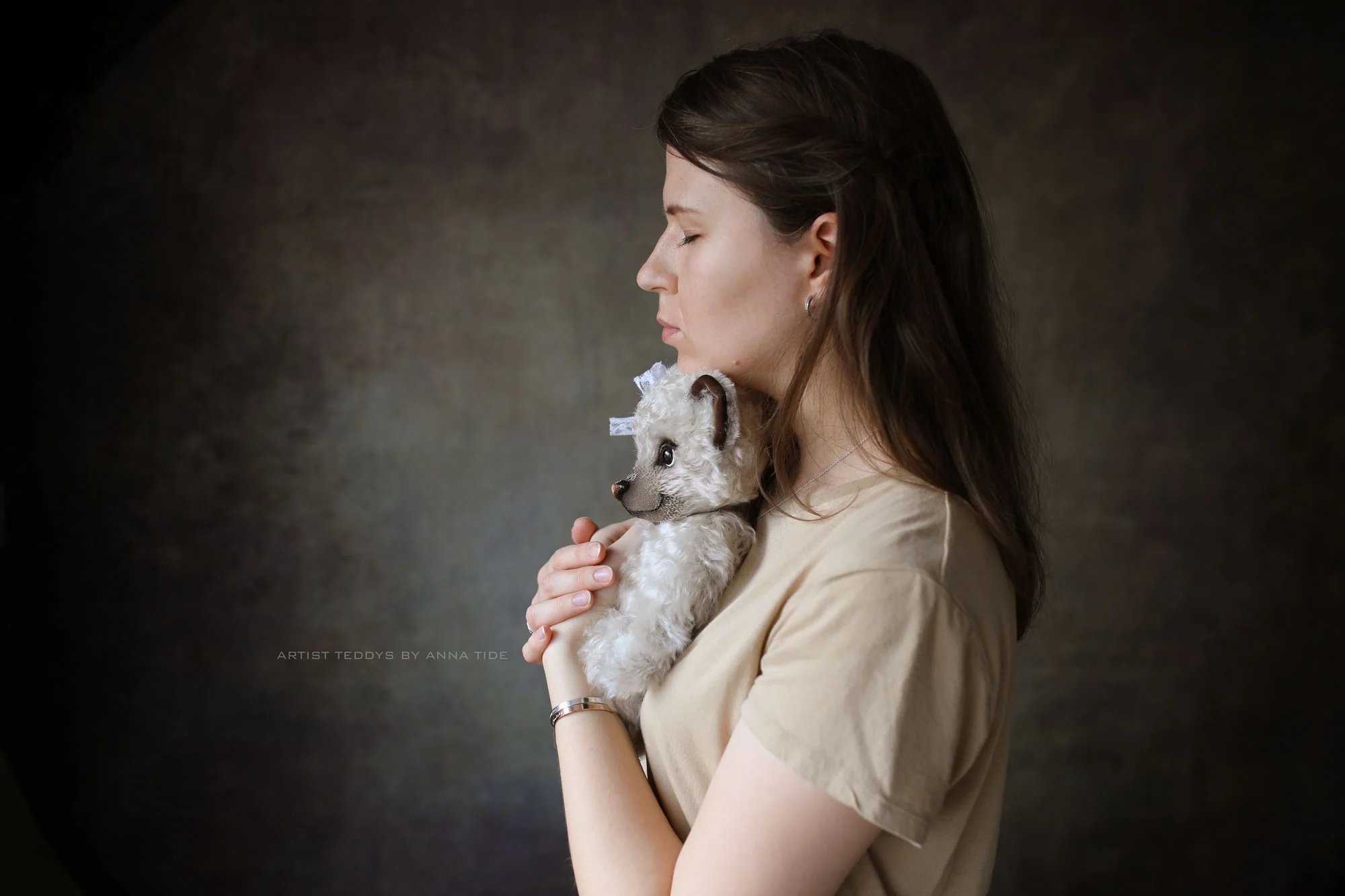 Kate Dark Brown Abstract Texture/Silver Grey Texture Collapsible Backdrop Photography 5X6.5ft(1.5x2m) - Image 10