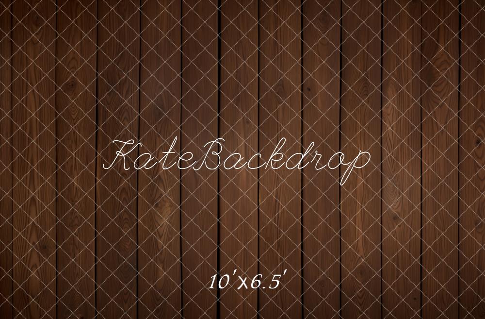 Kate Dark Brown Wood Floor Backdrop Designed by Kate Image - Image 2
