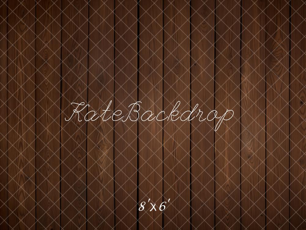 Kate Dark Brown Wood Floor Backdrop Designed by Kate Image - Image 4