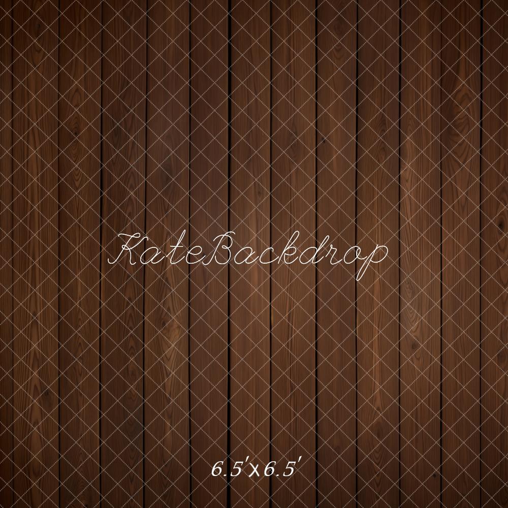 Kate Dark Brown Wood Floor Backdrop Designed by Kate Image - Image 5