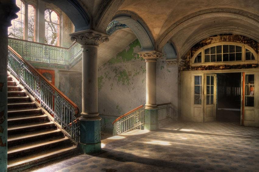 Kate Dark Castle Retro Architecture Backdrops for photography - Image 2