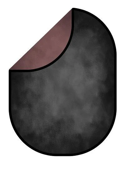 Kate Dark Chocolate Brown Abstract Texture/Dark Gray Black Texture Collapsible Backdrop Photography 5X6.5ft(1.5x2m) - Image 3