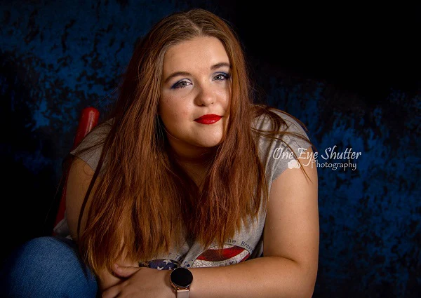 Kate Dark Cold Black-Blue Abstract Texture Backdrop for Portrait Photography - Image 5