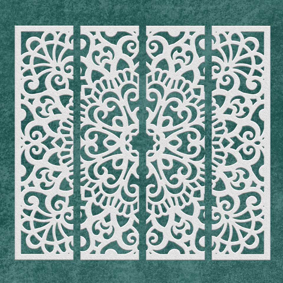 Kate Dark Green Boho Texture Backdrop for Photography - Image 4