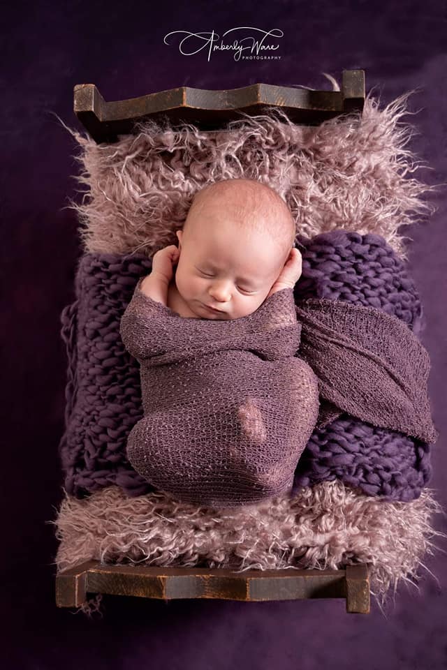 Kate Dark Purple Abstract Backdrop for Photography