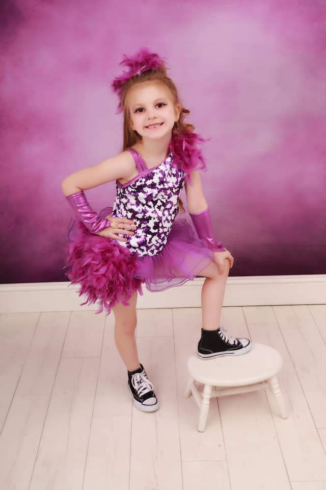 Kate Dark Purple Abstract Texture Backdrop Designed by JFCC - Image 5