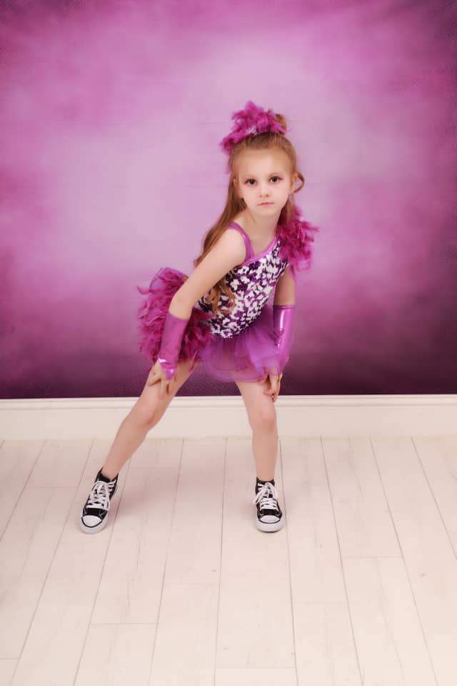 Kate Dark Purple Abstract Texture Backdrop Designed by JFCC - Image 6