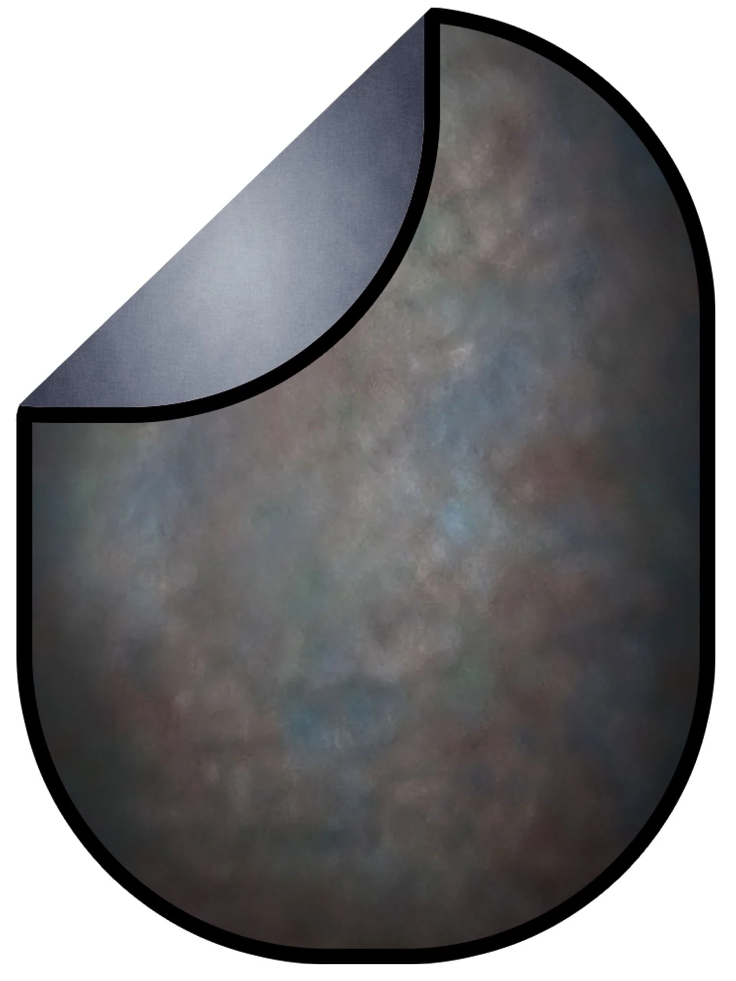 Kate Dark Rust Spot/Soft Grey Collapsible Backdrop Photography 5X6.5ft(1.5x2m) - Image 5