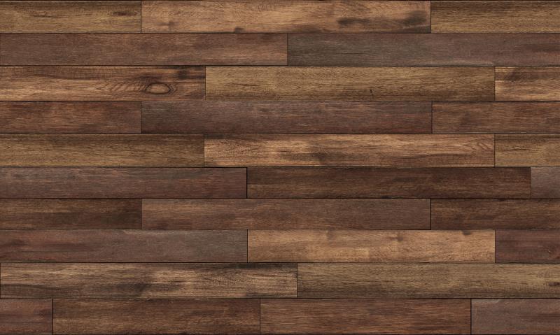 Kate Dark Vintage Wood Rubber Floor Mat - Image 2
