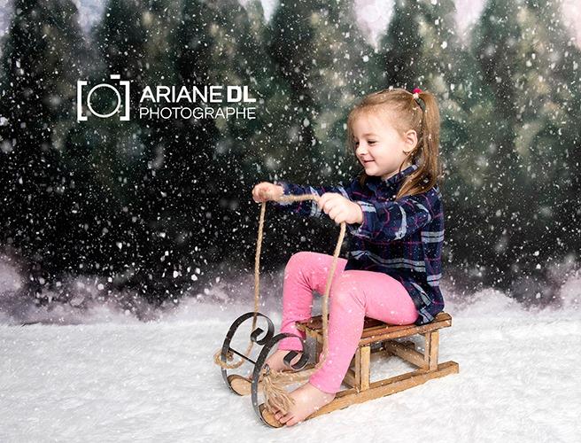 Kate Dazzling Winter Snowy Forest Backdrop for Photography Designed by Modest Brushes - Image 4