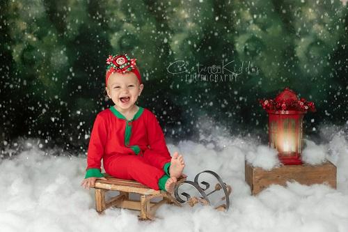 Kate Dazzling Winter Snowy Forest Backdrop for Photography Designed by Modest Brushes - Image 5