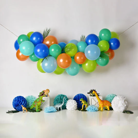 Kate Dinosaur Birthday Balloons Backdrop Designed By Mandy Ringe Photography - Image 5