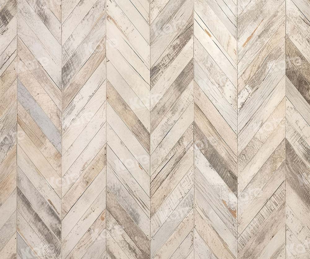 Kate Distressed Twill Wood Floor Backdrop for Photography - Image 4
